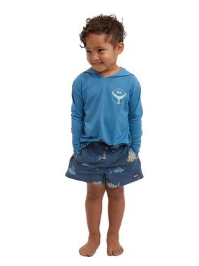 Kid's Dockside Pelagic Swim Trunks